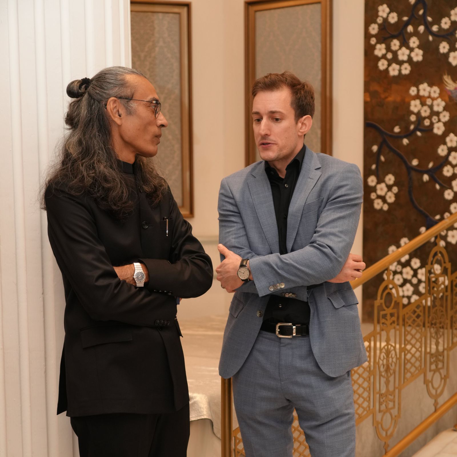 Guests in conversation, New Delhi