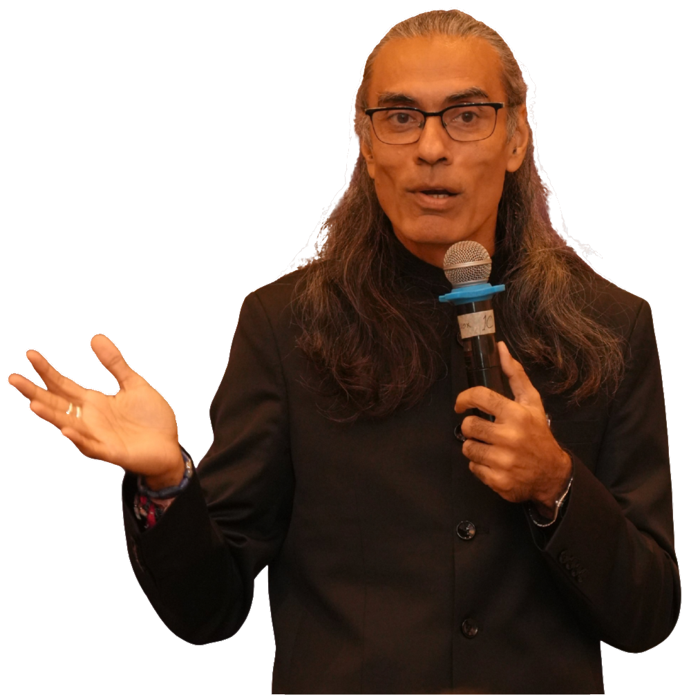 Vikas Bali, CEO, Intellecap, speaking at the New Delhi Leadership Exchange